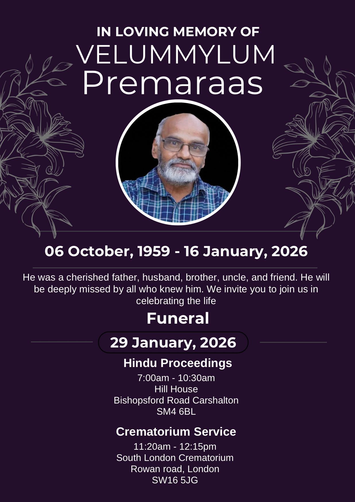 Mr. Ramalingam Vallipuram